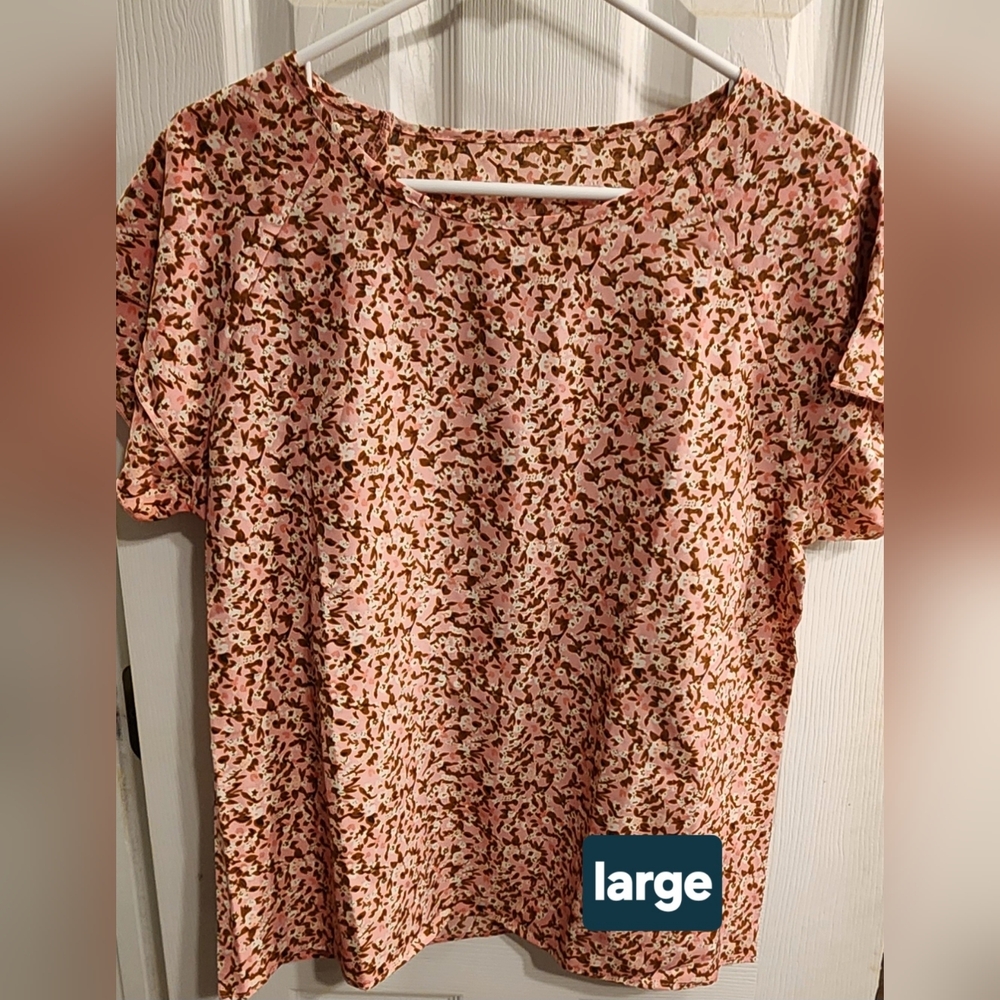 Floral Pink Women's Top